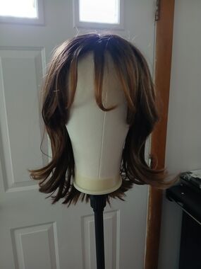 Layered Brown Blonde Wig with Soft Waves - Altered